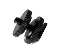 Doppio Dado Scarpa Fredda 1/4 Supporto per Telefono Supporto Caldo Staffa Adattatore per Fotocamera a Doppio Strato Accessori Accessori per Scarpe per Fotocamera