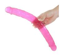 Doppio dildo realistico fallo sadomaso JELLY DOUBLE pene sex toy lesbo erotico