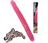 DOPPIO dildo realistico pene shop fallo stimolatore JELLY