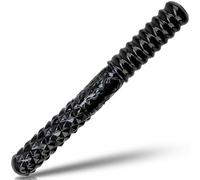 Doppio dildo xxxl 38 cm con struttura diversa - Grande dildo per donne e uomini - Grosso, lungo e morbido, doppidilos per divertirsi insieme o da soli - D45M (Nero) Fops D45M