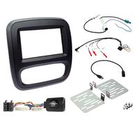 Doppio din Cruscotto Leva Antenna Kit Montaggio CTKVX37 Per Opel Vivaro