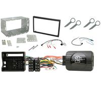 Doppio din Gabbia Facia Leva Comandi Al Volante Kit Montaggio Per VW Transporter