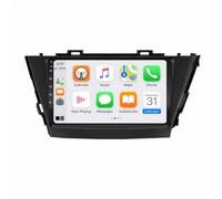 Doppio Din Hd Touch Screen per Toyota V Plus Prius Alpha LHD RHD 2012-2015 Supporto Carplay e Android Auto, Navigazione Gps/Bluetooth, Usb (Type-C Carica) Aux Sd, 4 Nucleo 1G+16G