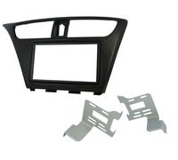 Doppio din Nero Radio Mascherina Autoradio Nero CT23HD25L Per Honda Civic LHD