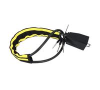 Doppio Dispositivo Antifurto per Auto Bloccasterzo antifurto retrattile Bloccasterzo per auto(Black and yellow)