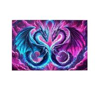 Doppio Drago Modello 1000 Pezzi Puzzle Per Adulti Puzzle In Legno Per Adulti Regali Decorazione Domestica
