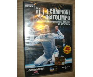DOPPIO DVD OLIMPIADI ATENE 2004 LE IMPRESE AZZURRE I CAMPIONI DELL'OLIMPO RARO