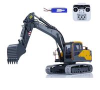 Doppio E 1:14 RC Escavatore Modello per E010 EC160E Full Alloy Metal RC Ingegneria Digger Veicolo Motore ESC Servo Luce