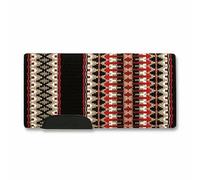 Doppio Freccia Show Coperta - 40x34 (Base Nera/Sabbia e Rosso Accenni)