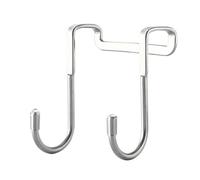 Doppio gancio a forma di S per porta dell'armadio in acciaio inox oggetti vari appeso gancio per porta armadio da cucina articoli bella elaborazione
