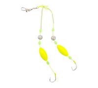 Doppio gancio | Attrezzatura per lancio e esca per con canna | Amo doppio retro morbido per acqua e salata per deriva lanciato e jigging