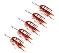 Doppio gancio da pesca per esche verticali Jigging 5 pezzi Jigging a caduta lenta maschere di ricambio nastro doppio gancio