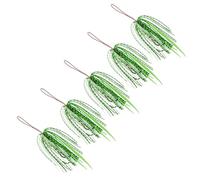 Doppio gancio da pesca per esche verticali Jigging 5 pezzi Jigging a caduta lenta maschere di ricambio nastro doppio gancio