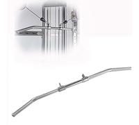 Doppio Gancio per Barra Pulldown LAT Larga 48", Attacco per Macchina Cavo Barra Dritta, Attacco per Sollevamento Pesi Fitness per Attrezzature Fitness da Palestra,120 Cm,Concord12