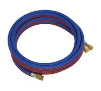 Doppio Gomma Calze Set Ossiacetilenica 5m - Sealey SGA5 Nuovo