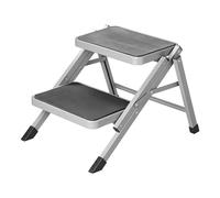 Doppio-Gradino Pieghevole fino A 150KG, Gommato Livelli, Aiuto per Salire Camper