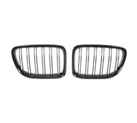 Doppio Griglia Anteriore Wabengitter Lucida Nera Per BMW X1 E84 09-15