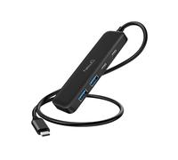 Doppio hub USB C USB-A 3.0: 4 porte con 2* USB-C 3.0 e 2* USBA 3.0, adattatore splitter ultra sottile portatile di tipo C per laptop, PS5, unità flash, HDD, Xbox, stampante, mouse, tastiera, ecc. (60