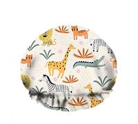 Doppio impermeabileCuffia da a da bagno Simpatici animali selvatici Leone Zebra Coccodrillo Gatto Giraffa Riutilizzabile Moda Cappello da a per donna Bellezza, BathHair Spa, Home Hotel Tra