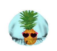 Doppio impermeabileCuffia da a da bagno Yellow Pine Wear Dark Love Heart Occhiali Cappello da a alla moda riutilizzabile carino per le donne Bellezza, BathHair Spa, Home Hotel Travel Use
