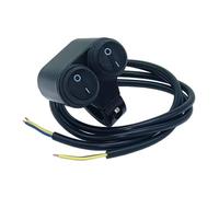 Doppio Interruttore Comando Manubrio Universale 22 Mm Moto | Interruttore Comando Manubrio Moto Bici Elettrica Interruttori A Doppio Pulsante Indicatore Fari 12V