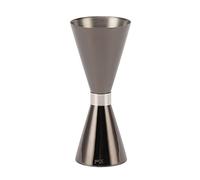 Doppio Jigger da Cocktail in Acciaio Inossidabile 304 con Bilancia, Attrezzo da Bar in Stile Giapponese con Misurino da Bar per Barman Jiggers da, Misurino per Bevande per (Nero)