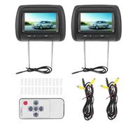 Doppio lettore DVD portatile Lettori video per poggiatesta per auto 7 in HD LCD Touch Screen digitale USB/SD/TV Lettore MP5 per auto