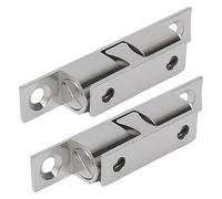 doppio lucchetto a rulli, Chiusura a doppio rullo in ottone argento e oro 40-60 mm 1-10 pezzi(Silver-60mm,5PCS)