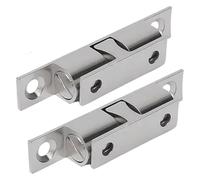 doppio lucchetto a rulli, Chiusura a doppio rullo in ottone argento e oro 40-60 mm 1-10 pezzi(Silver-40mm,1PC)