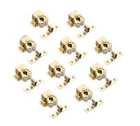 doppio lucchetto a rulli, Chiusura a rullo doppia for mobile multicolore, confezione da 2(Gold (10pcs))