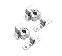 doppio lucchetto a rulli, Chiusura a rullo doppia for mobile multicolore, confezione da 2(Silver(2pcs))