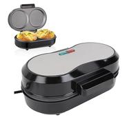 Doppio Macchina Per Frittate - Doppie Piastre Antiaderenti, Cuociuova Da 850 W Per 2 Frittate, Senza Capovolgimento, Preriscaldamento Rapido, Impugnatura Cool-touch, Facile Da Pulire