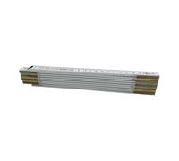 DOPPIO METRO 10 ASTE 16 MM LEGNO BIANCO