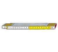 25459 Q.TA'. 10 DOPPIO METRO STABILA 717 10 ASTE LEGNO BIAN GIALL