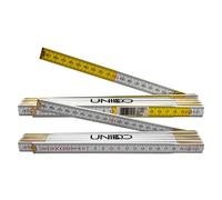 DOPPIO METRO 'UNIKO' colore bianco e giallo 10 PZ