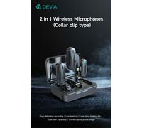 Doppio microfono wireless con connessione Lightning Apple - DEAP2WL234