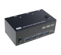 Doppio Monitor 8K HDTV Switcher 8K@60Hz 4K@60Hz Alta Risoluzione HDTV USB3.0 Hub Per Tastiere Stampante KVM Switcher