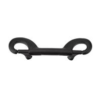 Doppio Moschettone Subacqueo in Acciaio Inossidabile con Chiusura a Vite - Gancio per Immersioni e Diving Professionale Bolt Scatto Tuffo BCD Attrezzatura Sub Ganci Mares Compatibili Nero Anticorrosi