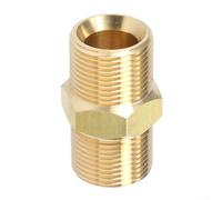 Doppio nipplo M22x1 5 Connettore tubo maschio per idropulitrice uso compatibile con e Kranzle Per tubi ad alta pressione costruzione in ottone per collegamento forte (senza manicotto in plastica)