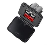 Doppio pannello staffa di montaggio a filo per connettori 50A, compatibilità 12 6 AWG per veicoli elettrici e altro (1 PCS)