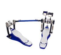 Doppio Pedale Per Batteria Blue Metal Jazz Drum Stick Hammer Pedale Per Batteria Elettronico Regolabile Pedale per grancassa per principianti