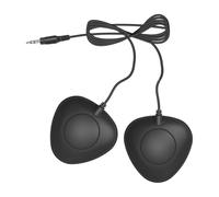 Doppio pedale portatile silenzioso per viaggi e sensori ad alta sensibilità, doppia funzione di calcio, cancellazione del rumore, pedale per batteria per la casa