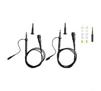 Doppio per sonde oscilloscopio con compatibilità BNC e anelli di identificazione del colore per una facile differenziazione dei canali