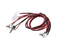 Doppio pickup piezoelettrico jack da 1/4 '' con controllo del volume del tono per chitarra ukulele