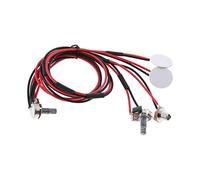 Doppio pickup piezoelettrico jack da 1/4 '' con controllo del volume del tono per chitarra ukulele