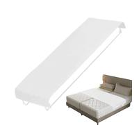 Doppio ponte materasso King - Cuscino di riempimento extra lungo con cinghie sicure, supporto per connettore per letto largo | Estensione liscia per un comfort di sonno unificato, strumento di asse