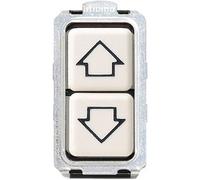 Doppio Pulsante 1P No 10A Con Frecce Indicative Magic ( BTICINO cod. 5055/1 )