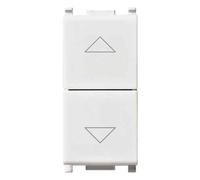 DOPPIO PULSANTE C/INTERBLOCCO 'PLANA' VIMAR 10Ax 250V - Col. Bianco - VIMAR