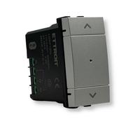 Doppio Pulsante con frecce Smart Tuya Wi-Fi grigio compatibile anche con BTicino Livinglight