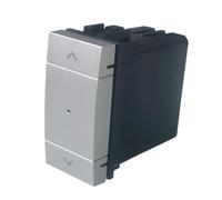 Doppio Pulsante con frecce Smart Tuya Zigbee grigio compatibile anche con BTicino Livinglight